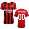 AC Milan Maglia Milan Replica Stadio Ufficiale Adulto Bambino Personalizzabile