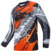 JPOJPO Maglia da Ciclismo da Uomo MTB T Shirt Manica Lunga Gioventù off-Road Motociclo Jersey Abbigliamento Bicicletta Anti-UV