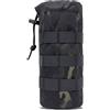 XoeLLe Porta Borraccia, Water Bottle Portaborraccia, Universale Borsa per Borraccia Molle Militare Tattico Custodia Borraccia per Sport Outdoor Ciclismo Trekking Campeggio Escursionismo (B-Nero)