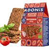 ADONIS Cracker Proteici Adonis Keto alle Olive e Semi di Chia (confezione da 10 x 60g) (confezione da 10 x 60g) |Vegano & Keto Friendly | 100% Naturale | Senza Glutine, Senza Zuccheri, Senza Olio di Palma,