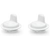 NUK First Choice 10255311 beccuccio rigido attivo per Kiddy Cup, bianco, 2-pack (2 pezzi)