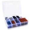 GeeekPi 102 pezzi (12 misure diverse) Kit dissipatore di calore con nastro conduttivo, dissipatore di calore in alluminio e dissipatore di rame per Raspberry Pi A B + 2/3/4