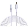 Liwinting 1m Cavo di Prolunga DC Maschio a Femmina Cavo di Alimentazione del Connettore 12V 2,1 mm x 5,5 mm per Adattatore di Potenza, LED, Fotocamera CCTV Potenza, Monitor e più - Bianco