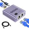 Ticenpe Switch Ethernet 2 Porte, 1000Mbps Gigabit Ethernet Switch di Rete LAN RJ45 1 a 2 Con Cavo USB 3.0 a Type-C Splitter Ethernet per Computer, HUB, Switch, Set-top box, TV e altro