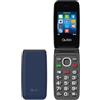 Qubo GSM Telefono Cellulare per Anziani,Flip Telefoni Cellulari Tasti Grandi,Volume alto,Funzione SOS,2.4,Contatti con Immagini,Chiamata Rapida,Cellulare anzian Blu