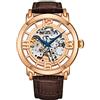 Stührling Stuhrling Original Orologio da uomo scheletro, automatico, a carica automatica, orologio da uomo Winchester 44 Elite, orologio meccanico da uomo, Oro rosa-A, Meccanico, orologio automatico