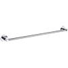 GRIFEMA IBIZA-G30101 Porta Salviette Singolo (60cm), Portasciugamani da bagno, Ottone/Argento
