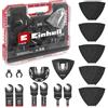 Einhell Accessories Einhell XL-PLUS-CASE 35 pezzi set multitool per auto | Lame BiM | platorello Delta | carta abrasiva per metallo | adattatore Dremel | attacco Open-Back