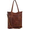 STILORD 'Trixie' Borsa Donna Tracolla Pelle - Borsa Shopper Tote Bag Vera Pelle Vintage Borsa da Borsa Cuoio Lavoro Grande Ufficio Scuola Viaggio Borsa pc 13 Pollici, Colore:salerno - marrone
