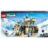 LEGO Friends 41756 Pista da Sci e Baita, Set Sport Invernali con Mini