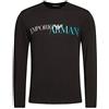 Emporio Armani - T-Shirt da Uomo - 111907 0A516 - T-Shirt Manica Lunga, Girocollo, XL