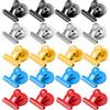 Lostwry Clip Magnetiche per Frigorifero, 20 Pezzi Clip Calamita Da Frigorifero Clip Magnetiche Colorate per Lavagna Bianca, Frigorifero, Foto, Promemoria, Casa, Ufficio (5 Colori, 50MM)