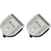BESTBOMG Confezione da 2 Lame per Cani Professionali 5 in 1 con Lunghezza di Taglio Regolabile da 0,7-3 mm,compatibili con Wahl Arco,Bravura e Moser Arco 1870/1871/1872/1873/1854