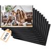 Jinsion 10 Pezzi Cornice Magnetica per Frigorifero Portafoto,Portafoto Magnetico per Foto 10 x 15 cm/4 x 6 pollici,Cornici Magnetiche,Cornice Magnetica Personalizzabili per Frigorifero e Superfici Metalliche