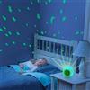 HSDSH Sveglia Digitale con Proiettore da Comodino con Temperatura Data Snooze LED Orologio con 7 Colori 6 Suonerie da Tavolo, per Bambini Verde