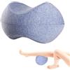 Zimoer Cuscino per Gambe e Ginocchia per Dormire sul Fianco, Schiuma Memory, Cuscino per Supporto per Ginocchio per Alleviare Dolori Alla Schiena all'anca Alla Sciatica e Alle Articolazioni (Blu)
