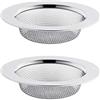 ILLUVA Set di 2 Filtro Lavello Cucina in Acciaio Inossidabile, Cucina Sink Strainer da 3,03/7,7cm, Filtro per Doccia, Vasca da Bagno o Lavelli da Cucina