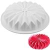 Wenyue Stampo in Silicone Muffin Pan a Forma di Diamante Stampo Per Torte Teglia Per Torta in Silicone Rotonda Stampo Muffin Stampo Per Tortiera Stampo Per Budini Per Cubetti di Ghiaccio Gelatina Cioccolato