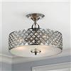 SM Saint Mossi SAINT MOSSI Lampadario Classico in Cristallo Lampadari Moderni Lampadario da Soffitto Lampadario Cristallo Moderno Lampada Plafoniera 3 * 40W E14 non incluse [Classe di efficienza energetica A+++]