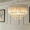 SM Saint Mossi Saint Mossi Modern K9 cristallo goccia di pioggia lampadario illuminazione montaggio a filo LED lampada da soffitto lampada a sospensione per sala da pranzo bagno camera da letto soggiorno