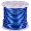 BENECREAT 30m Filo di Alluminio Anodizzato Che Fa Bordare Fili di Alluminio per Mestiere Design Gioiello(3 mm - Blu)