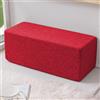 XWanitd Cuscino rettangolare spesso per divano, per testiera e comodino, lavabile (15 x 15 x 60 cm, rosso)