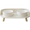 Dan&Dre Dan & Dre - Ciotola in ceramica per cani e gatti, protezione per il collo, rimovibile in ceramica per animali domestici, antiscivolo