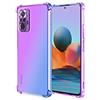 WILLIS Custodia per Xiaomi Redmi Note 10 Pro, Cover Protettiva in Silicone TPU Colore Sfumato Trasparente, Custodia per Telefono Antiurto e Antigraffio