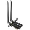 Ziyituod Scheda WiFi 6 PCIe AX 3000Mbps WiFi 6 AX200, Bluetooth 5.2, Scheda WiFi 6 Bluetooth PCIe 5G/2.4G per PC Windows 11/10(64Bit)