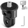 NEEWER Adattatore di Montaggio per Action Camera con Vite da 1/4 in Lega di Alluminio Compatibile con GoPro Hero 13 12 Insta360 X4 X3 DJI Osmo Pocket 3 Creator Combo Phone Cage, GP-7