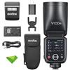 EACHSHOT Godox V100 N V100-N 100Ws TTL Flash, 400 flash a piena potenza, tempo di riciclo di 1,7 s, wireless 2,4 G con flash esterno, HSS Speedlight (Godox V100N)