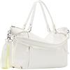 Desigual, BAG HALF LOGO 23 LIBIA 2. 1000 bianco Donna