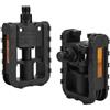 Ecovelo' Pedali per Bici Pieghevoli con Strisce Riflettenti Antiscivolo 9/16" Pedali Universali per City Bike MTB Trekking