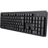 Trust Ody II Tastiera Wireless Silenziosa Layout Italiano QWERTY, Tasti a Profilo Ribassato, Resistente agli Schizzi, Ricevitore USB 2.4GHz, Tastiera PC Senza Fili, Keyboard per Laptop, Mac - Nero