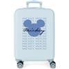 Disney Mickey All Smile Valigia da cabina Multicolor 38x55x20 cm ABS rigido Lucchetto a combinazione laterale 35L 2 kg 4 ruote doppie Bagaglio a mano