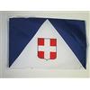 AZ FLAG BANDIERA ALTA SAVOIA 45x30cm - BANDIERINA DIPARTIMENTO DELL'HAUTE SAVOIE - FRANCIA 30 x 45 cm cordicelle - AZ FLAG