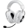Logitech G Cuffia con microfono Logitech G PRO X 2 Auricolare Con cavo e senza A Padiglione Giocare Bluetooth Nero, Bianco (PRO LIGHTSPEED WRLS GAMING - HEADSET WHITE EMEA28-935) [981-001269]