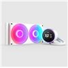 NZXT Ventola per PC NZXT Kraken Elite 280 RGB Processore Raffreddatore di liquidi tutto in uno 14 cm Bianco 1 pz (NZXT RGB, White) [RL-KR28E-W1]