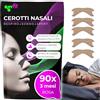 OXYFIT Cerotti Nasali Antirussamento - Riduci il Russare, Migliora la Respirazione, il Sonno e lo Sport, Strisce Nasali Senza Farmaci per Congestione Nasale e Comfort Traspirante (Rosa - 90)