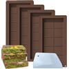 LAIZIHUI 4 Pezzi Stampi Cioccolatini, Stampo Per Cioccolato Dubai, Stampo Per Torrone In Silicone, Stampo Antiaderente Per Cioccolatini Per Alimenti +1 spatola. (4 Pezzi)