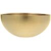 DOITOOL Ciotole per zuppa, in acciaio inox, per insalata, pasta, per servire cereali, ciotola coreana, bibap, ciotola per riso, gelato, snack dorati, 20 cm