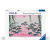 Ravensburger Puzzle 4000 Pezzi Pink Water Lilies - Puzzle Adulti +14 anni, 138 x 92 cm, Puzzle per Adulti per Esperti, Collezione 4000 Pezzi, Idee Regalo