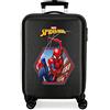 Marvel Spiderman Geo, Trolley Rigido Cabina 55m Ragazzo, Nero, Valigia di Cabina