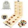 VingaHouse Mancala -Gioco da Tavolo Kalaha -Gioco di Strategia -Legno Naturale Ispessito +Belle Pietre Colorate +Borsa Portaoggetti, Giochi da Tavolo per Famiglie Gioco di Intelligenza per Bambini Adulti [Stone]
