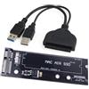 CY USB 3.0 a SATA 22Pin e 12+6Pin SSD PCB Drive Cavo Adattatore Compatibile con 2010 2011 MAC Air A1369 A1370 SSD