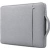 RAINYEAR make life easier RAINYEAR 15 Pollici Custodia Protettiva per Laptop PC Computer Sleeve Impermeabile Caso Borsa con Tasca Frontale e Maniglia, Compatibile con 15 MacBook Pro,Grigio