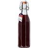 KADAX Bottiglie di Vetro con Chiusura Ermetica a Tappo Meccanico per Conservazione di Bevande, Ideale per Vino, Acqua e Liquori (Set di 6, 750 ml)