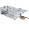 VOTUKU Trappola per Animali e Topi Premium XXL Trappola per Alimenti Altamente Sensibile Riutilizzabile Adatta per Magazzino Orto (Argento)