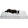 Amazinggirl Cuccia per cani 100 x 60 cm - Letto accogliente ideale per il riposo Cuscino lavabile perfetto per cani di tutte le taglie Ideale per interni e massimo comfort morbida e confortevole Grigio chiaro