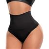 SLIMBELLE Tanga Guaina Mutande Contenitive Perizomi Donna Vita Media String Intimo Modellante Slip Shapewear Thong Dimagrante Pancera Pancia Piatta